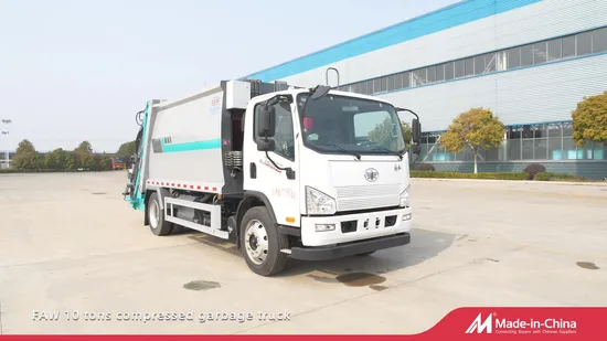 Robusto camion compattatore idraulico per rifiuti a un prezzo di fabbrica efficiente