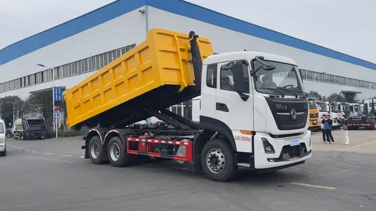 Autocarro con cassone ribaltabile Dongfeng cinese da 12 mc e 12.000 litri