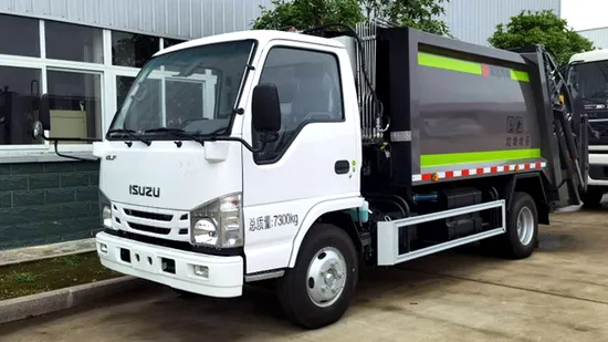 Camion elettrico compatto da 6 m³ per la raccolta efficiente dei rifiuti