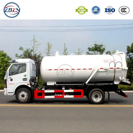 Autocisterna per acque reflue con aspiratore di miele montato Dongfeng da 10 Cbm e 8000L a basso prezzo