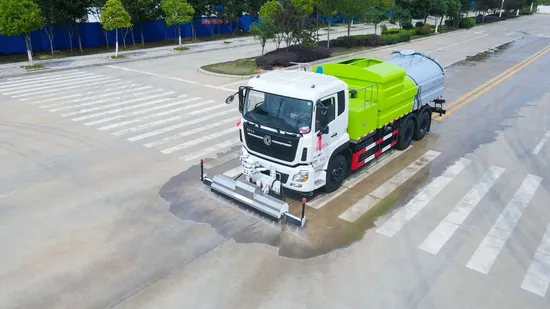 Agile Dongfeng 8X4 Camion spazzatrice per la pulizia con quattro