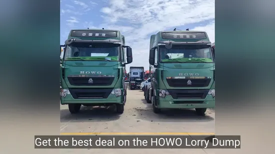 Sinotruck HOWO 6X4 400HP 8X4 540HP Cargo Tipper Diesel 10 ruote 12 ruote Nuovo autocarro con cassone ribaltabile per carichi pesanti in vendita